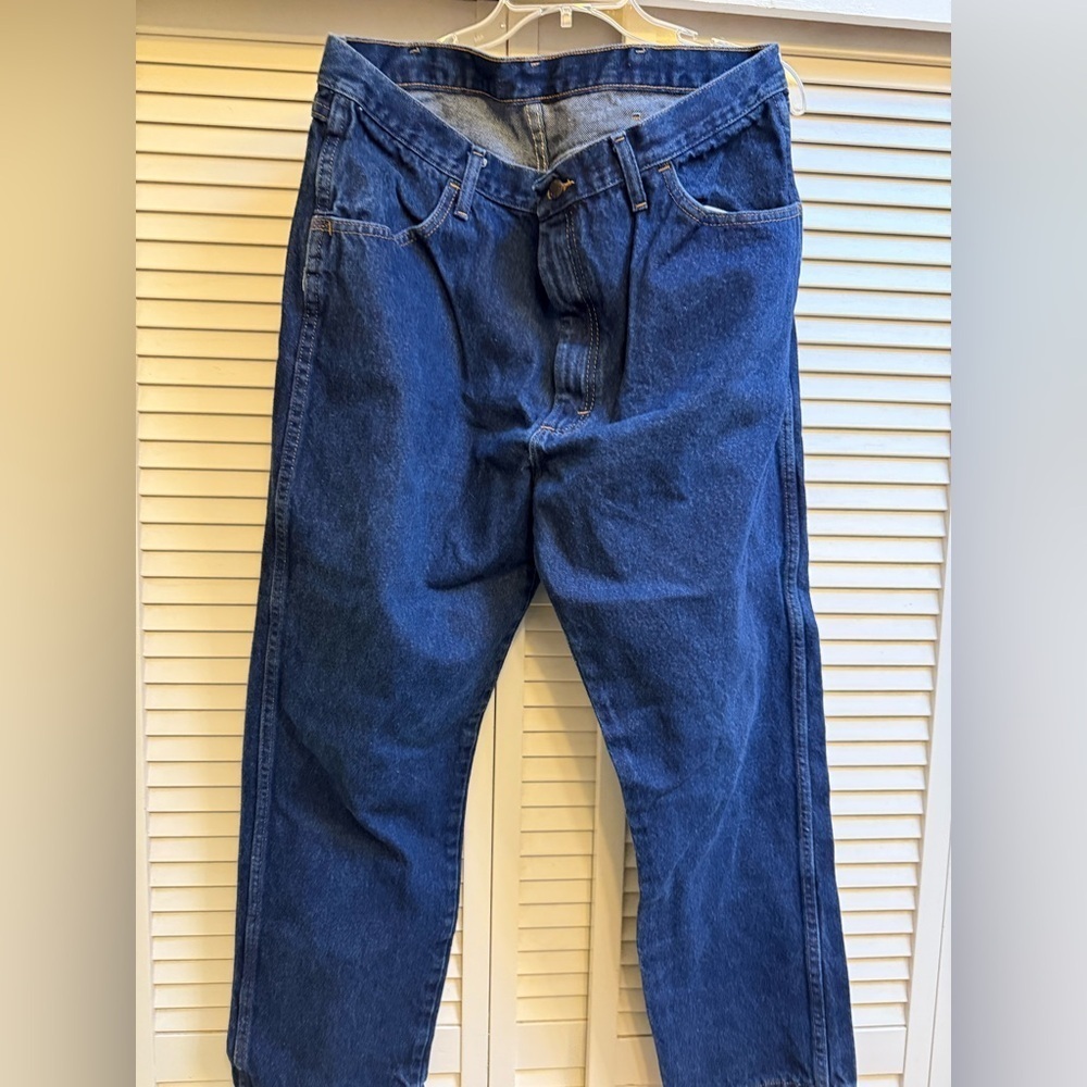 Rustler Sz 40X30 Men's Blue Jeans ECU